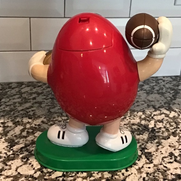 Limited Edition M & M Football Candy Dispenser Vintage - Picture 3 of 6